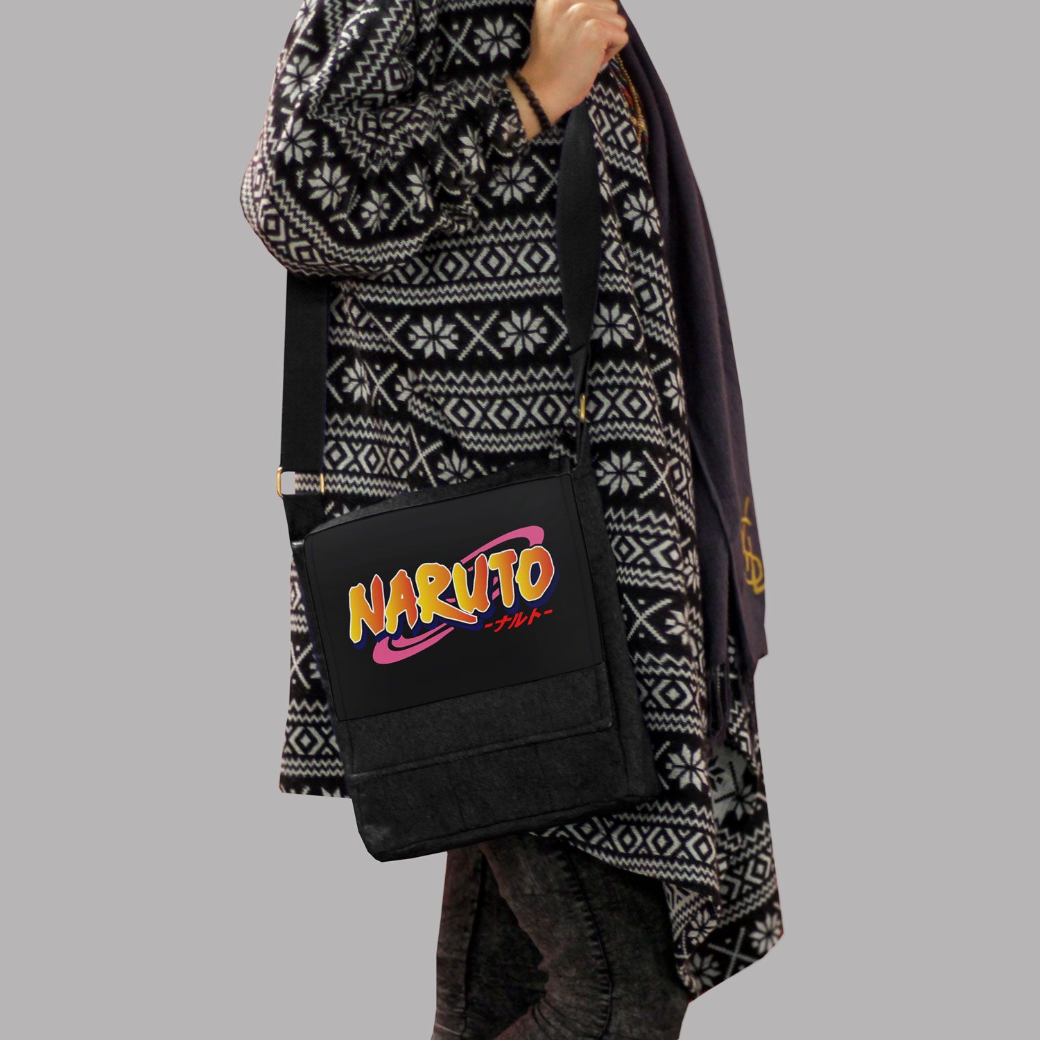 کیف رودوشی چی چاپ طرح انیمه ناروتو کد Naruto 65451 - - 4