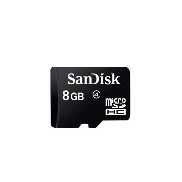 کارت حافظه داخلی سن دیسک مدل MicroSDHC کلاس 4 سرعت 4MBps ظرفیت 8 گیگا بایت