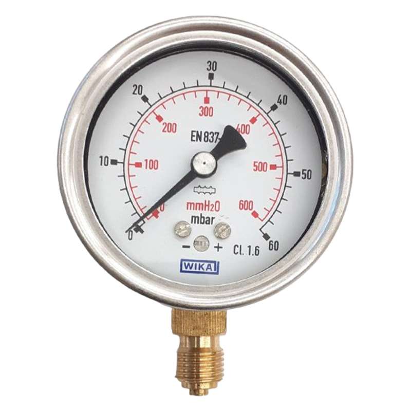 گیج فشار ویکا مدل  60mbar-6cm
