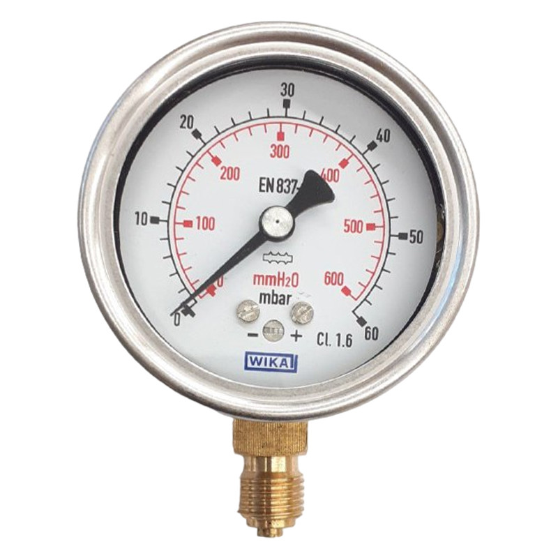 گیج فشار ویکا مدل  60mbar-6cm