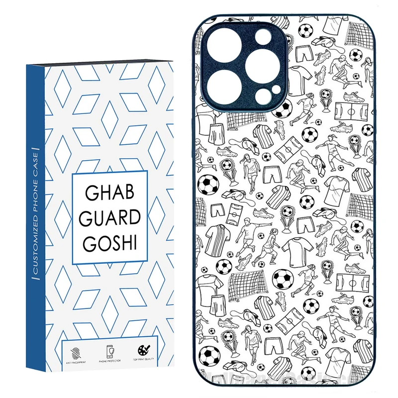 کاور قاب گارد گوشی طرح فوتبال کد TPU-118 مناسب برای گوشی موبایل اپل IPHONE 15 PRO MAX