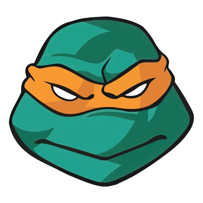 برچسب لپ تاپ پویا مارکت طرح لاکپشت نینجا کد 3116