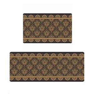 پادری طرح پذیرایی و آشپزخانه مدل فرش مدرن کد m/305/L مجموعه دو عددی