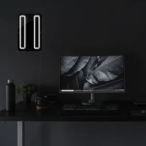 چراغ دیواری نئون دیزاین مدل Pause-BL_WHT