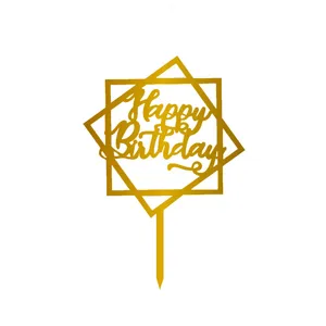 تاپر کیک تولد مدل happy birthday کد H13