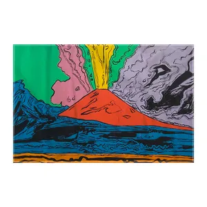 کاغذ کادو ترمه طراحان ایده مدل کوه وزوویوس از وارهول کد art0893 سایز 57x37 سانتی متر