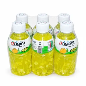 نوشیدنی انبه حاوی تیکه نارگیل اورجینال ایبیش - 320 میلی لیتر بسته 6 عددی