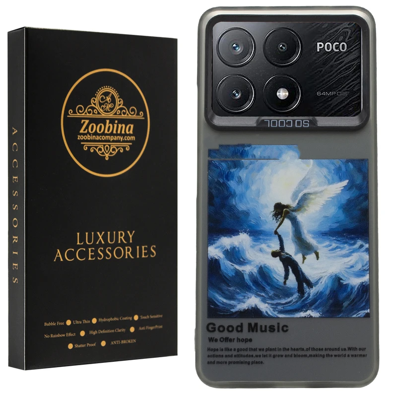کاور زوبینا مدل Wamor مناسب برای گوشی موبایل شیائومی Poco X6 Pro