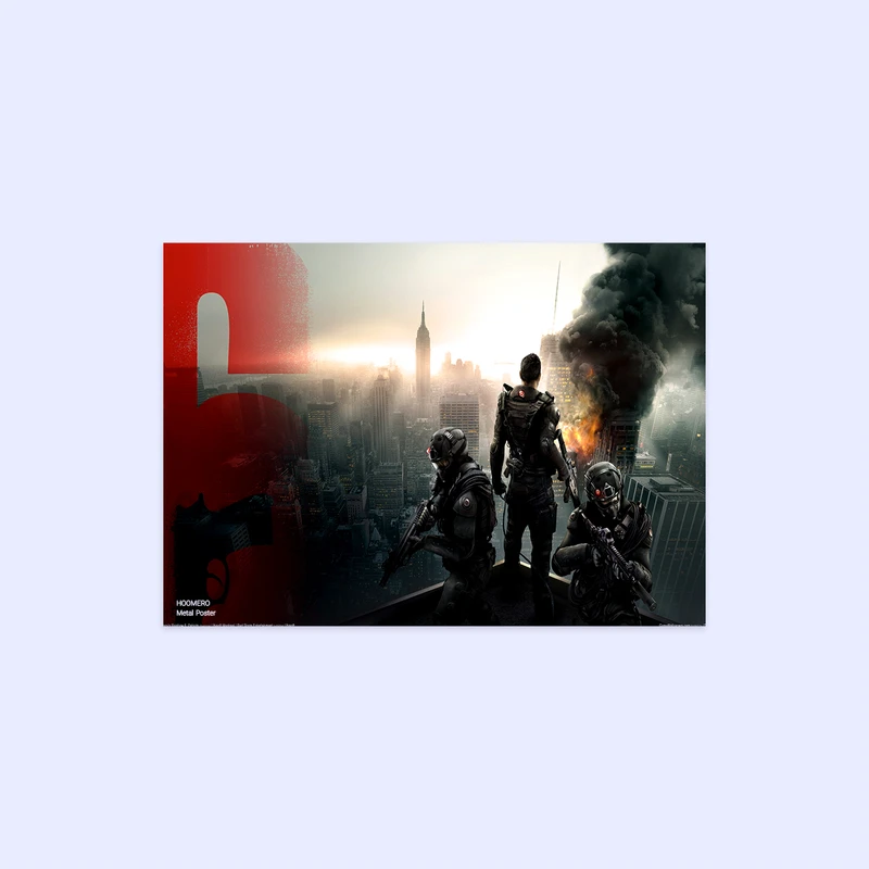 پوستر هومرو مدل فلزی طرح Rainbow six siege کد PS664