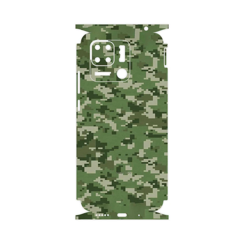 برچسب پوششی ماهوت مدل Army_Green_Pixel-FullSkin مناسب برای گوشی موبایل شیائومی Redmi 10 Power