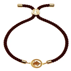 دستبند طلا 18 عیار زنانه الن نار مدل ارديبهشت ماه ELN101651