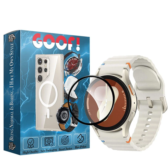 محافظ صفحه نمایش گوف مدل PMMA-G مناسب برای ساعت هوشمند سامسونگ Galaxy Watch 7 44MM 