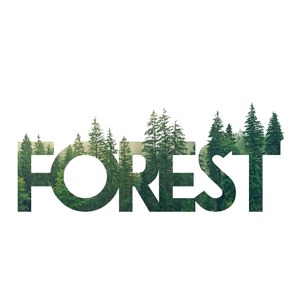 استیکر پارچه و لباس پاد آفرین طرح جنگل کد 3176