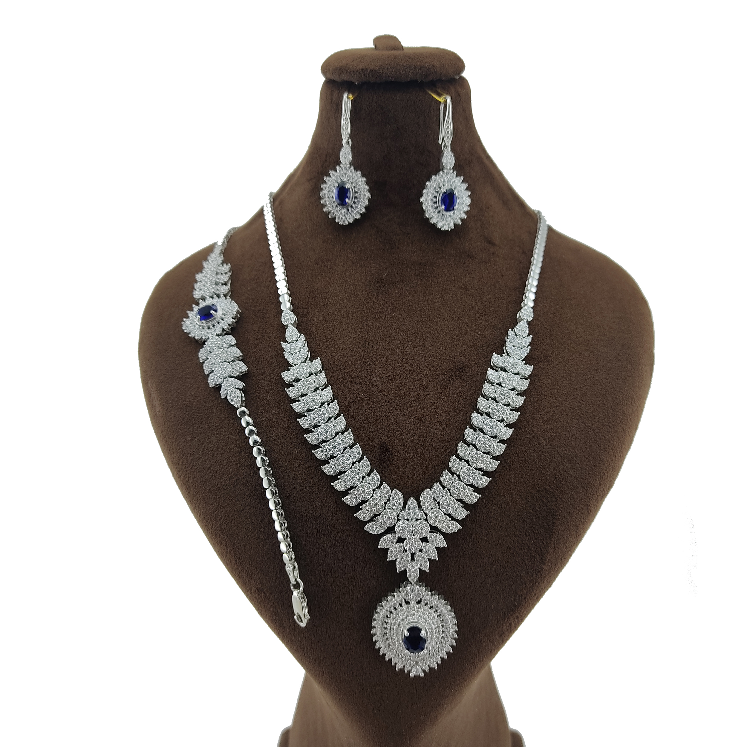 نیم ست نقره زنانه مدل 4007