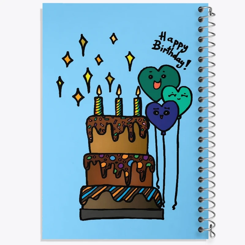 دفتر نت موسیقی 50 برگ خندالو مدل تولدت مبارک کد F2766