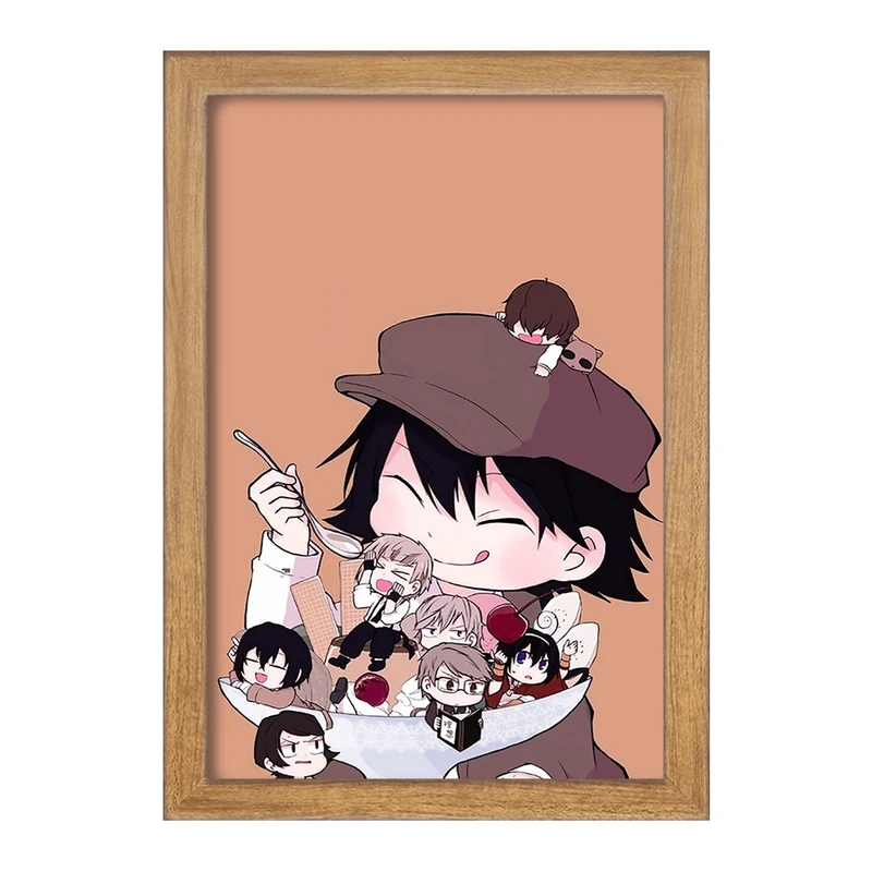 تابلو خندالو مدل رامپو سان انیمه سگ های ولگرد بانگو  کد 15650