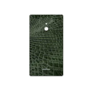MAHOOT Green-Crocodile-Leather Cover Sticker for Nokia XL