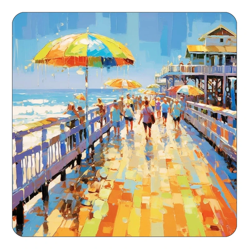 مگنت کاکتی طرح نقاشی رنگ روغن مدل mp72082