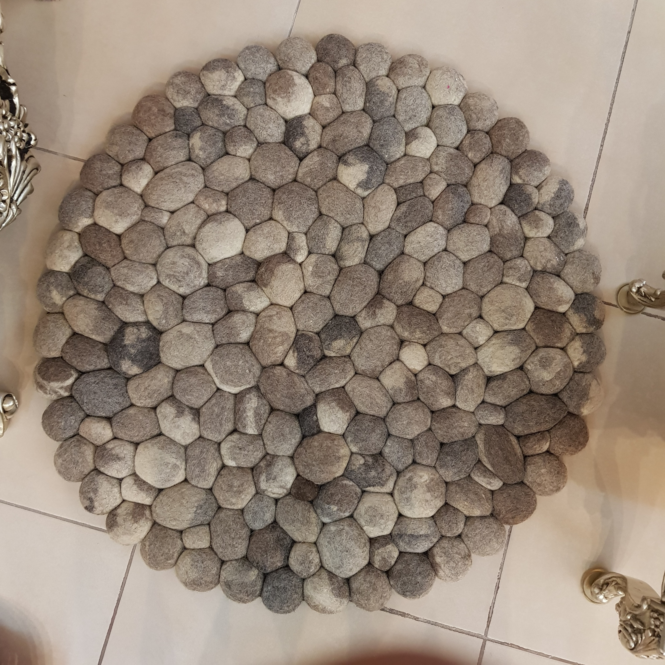 نمدفرش طرح سنگواره کد 1011