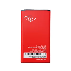 باتری موبایل ایتل مدل BL-25Bi ظرفیت 2500 میلی آمپر ساعت مناسب برای گوشی موبایل کاجیتل 5616/5618/3100/KT200/KG18
