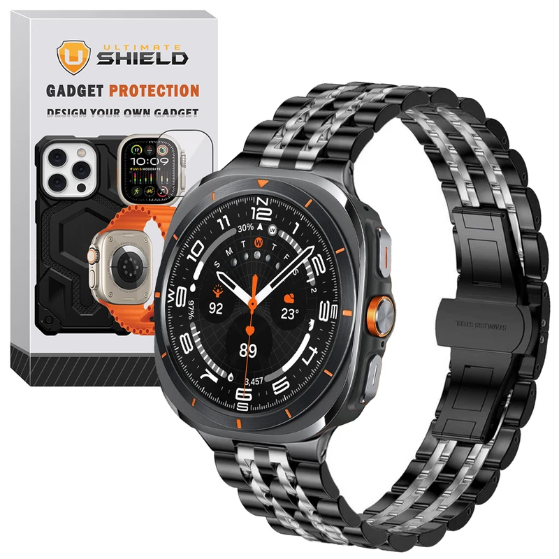 بند آلتیمیت شیلد مدل 7Row BCK NV7 مناسب برای ساعت هوشمند سامسونگ Galaxy Watch 7 Ultra 47mm