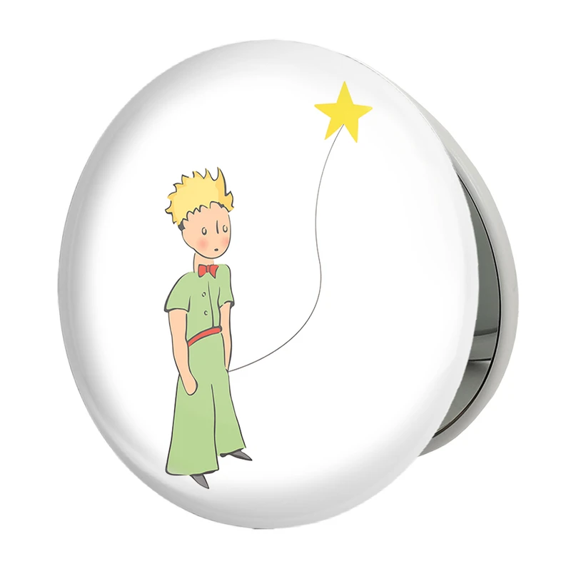 آینه جیبی خندالو طرح شازده کوچولو مدل تاشو کد 1820 