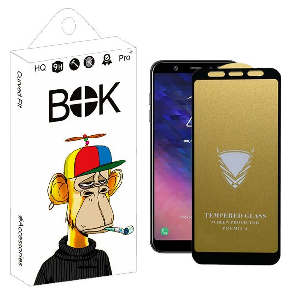 محافظ صفحه نمایش بوک مدل OG-H مناسب برای گوشی موبایل سامسونگ Galaxy A6 PLUS
