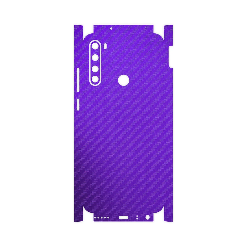 برچسب پوششی ماهوت مدل Purple-Fiber-FullSkin مناسب برای گوشی موبایل شیائومی Redmi Note 8T