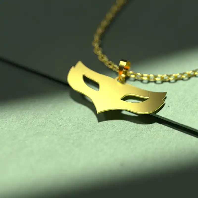 گردنبند طلا 18 عیار زنانه مدوپد مدل هالووین کد G3-1-1208