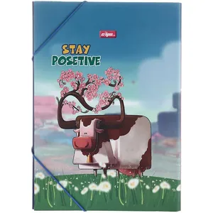 پوشه کلیپس مدل کش دار طرح گاو