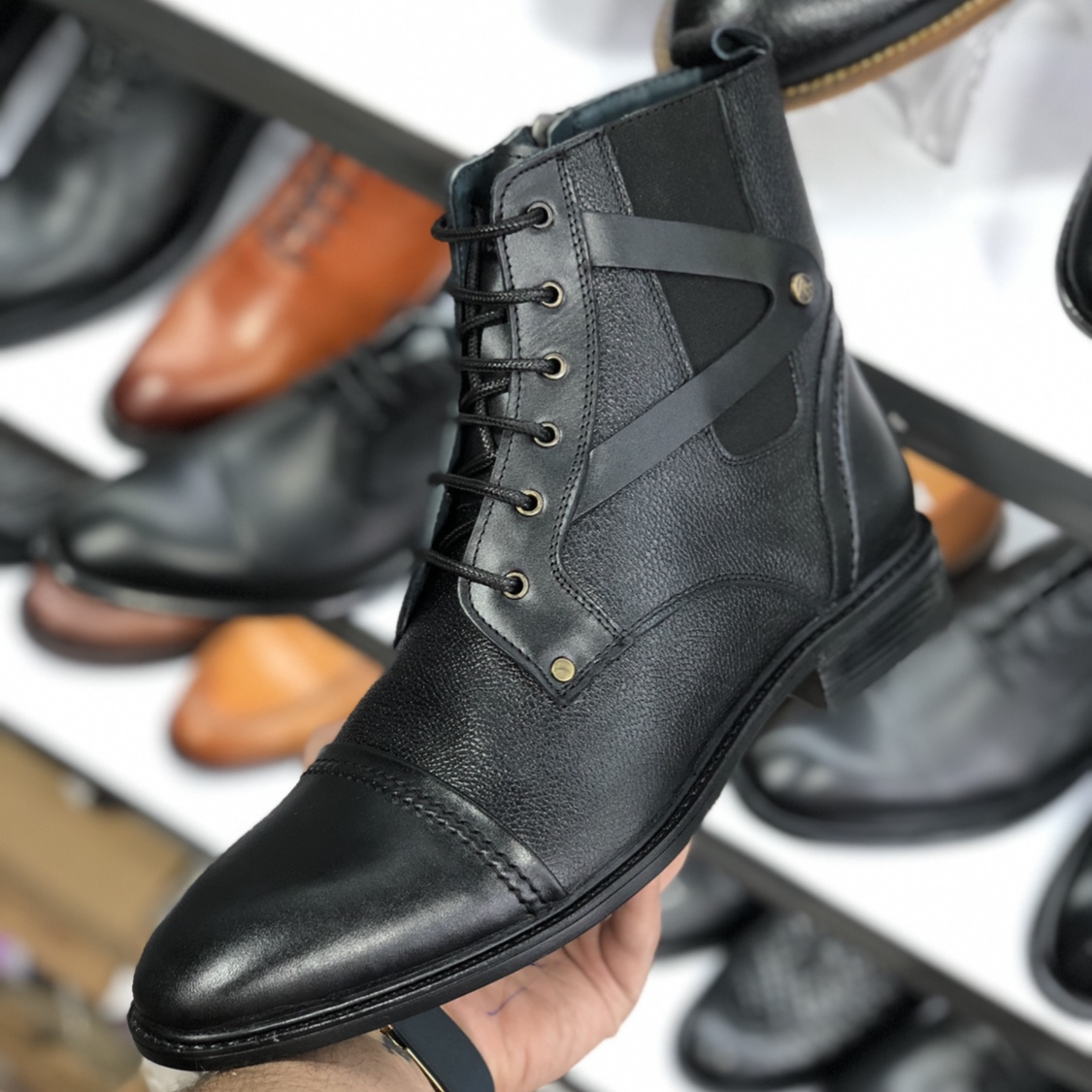 نیم بوت مردانه مدل kat-گارن بندی کد210 رابر