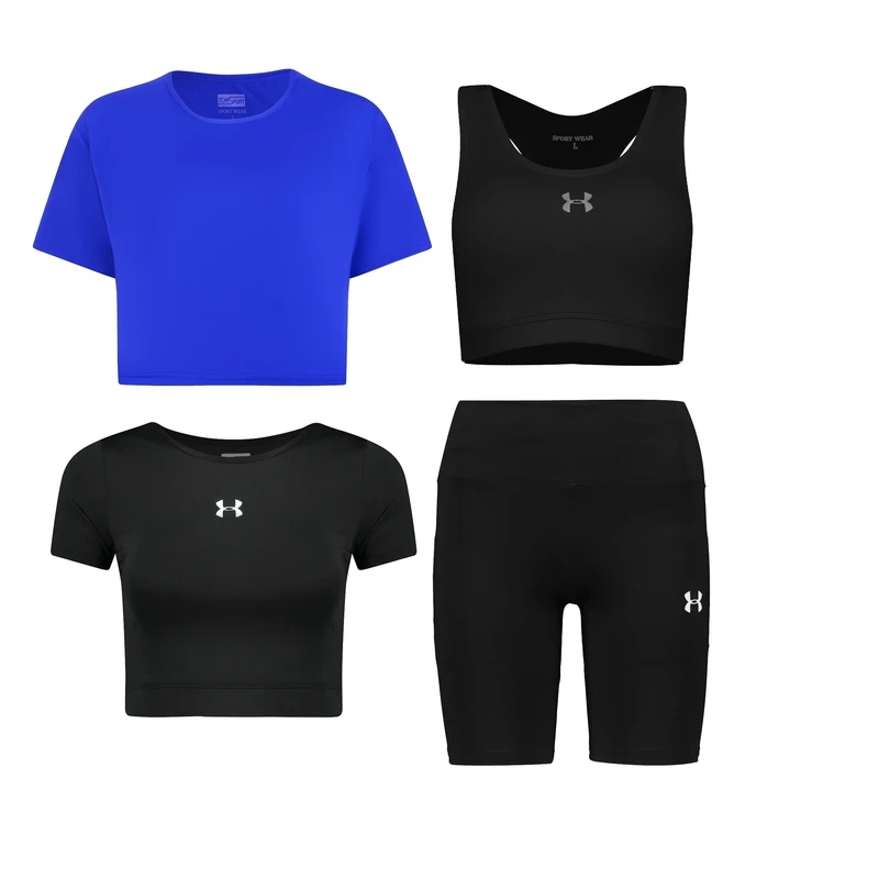 ست چهار تکه لباس ورزشی زنانه مدل 1801-56-69-66