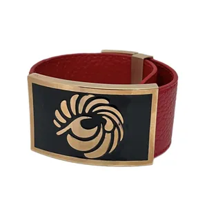 دستبند چرمی زنانه مدل هدهد 9416