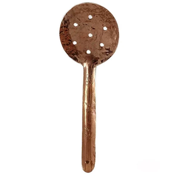 عکس شماره 2 : کفگیر مسی مدل پرستو کد zh183