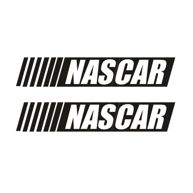 برچسب بدنه خودرو طرح پشت آینه مدل nascar کد nc1 بسته دو عددی