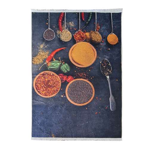 فرش ماشینی مدل فرشینه طرح آشپزخانه کد 424424