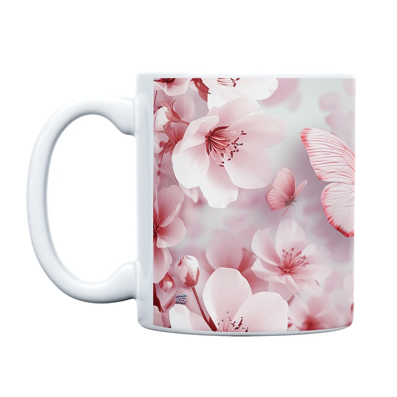 ماگ حس آمیزی طرح پروانه مدل کلاسیک کد 29