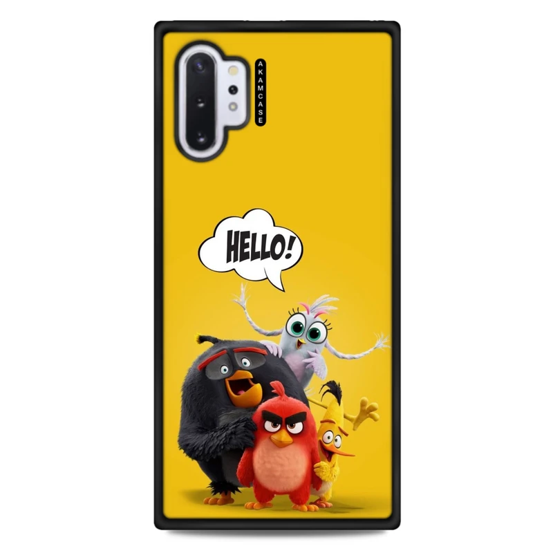 کاور آکام مدل AMC-WSGN10P-ANGRY BIRDS17 مناسب برای گوشی موبایل سامسونگ Galaxy Note 10 Plus