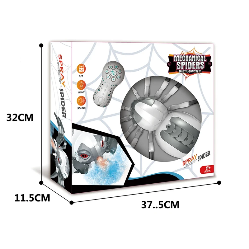 عکس شماره 5 : ربات عنکبوت کنترلی مدل خزنده طرح دودزا کد 128a-31