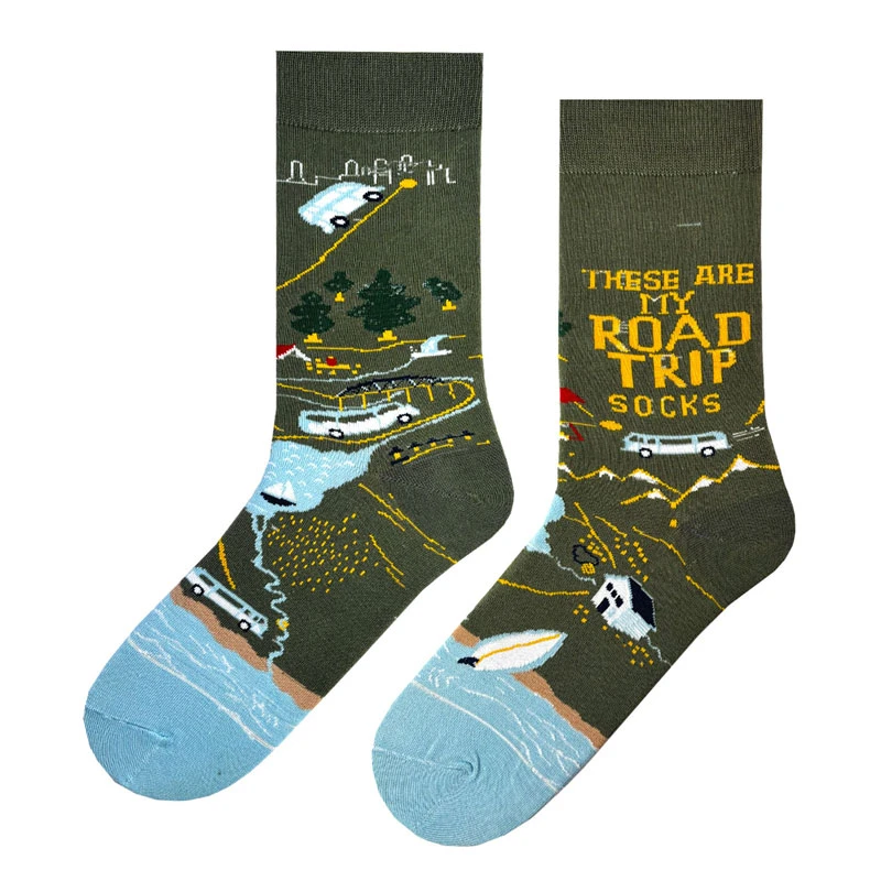 جوراب ساق بلند زنانه ال سون مدل تریپ ساکس کد PH1136