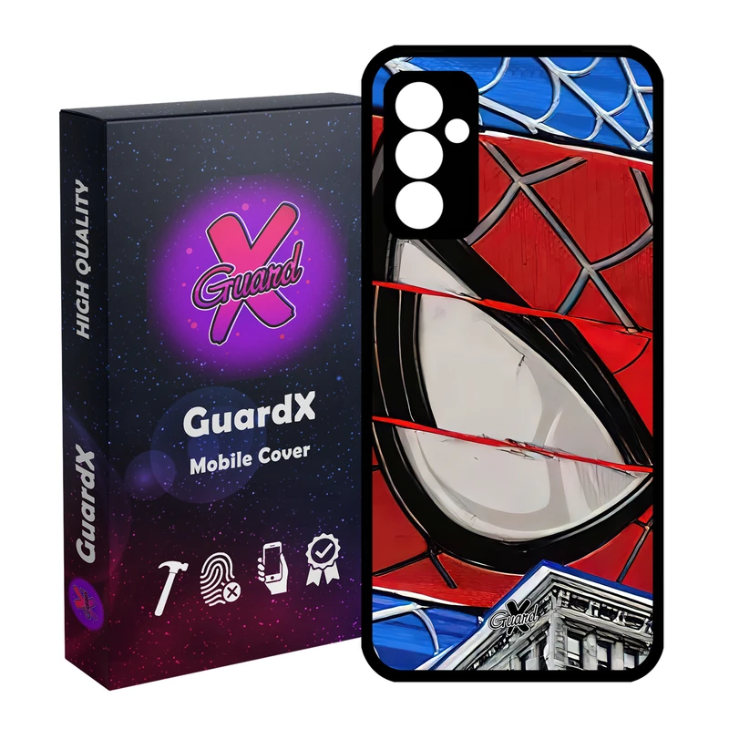 کاور گارد ایکس طرح مرد عنکبوتی مدل Glass10491 مناسب برای گوشی موبایل سامسونگ Galaxy A34 / A34 5G