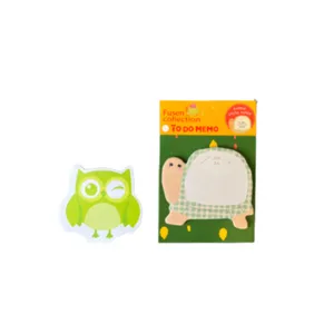 کاغذ یادداشت چسب دار مدل حیوانات کد 04 مجموعه 2 عددی