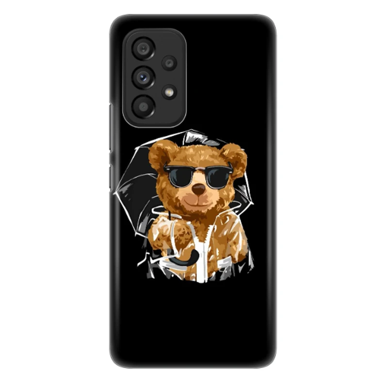 کاور طرح خرس خوشتیپ کد DIMO-054 مناسب برای گوشی موبایل سامسونگ Galaxy A73 5G / A73