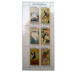 تمبر یادگاری مدل پرنده کد bc-2350 مجموعه 6 عددی