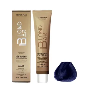 رنگ مو بلوند بار شماره UN3 حجم 100 میلی لیتر رنگ آبی کاربنی