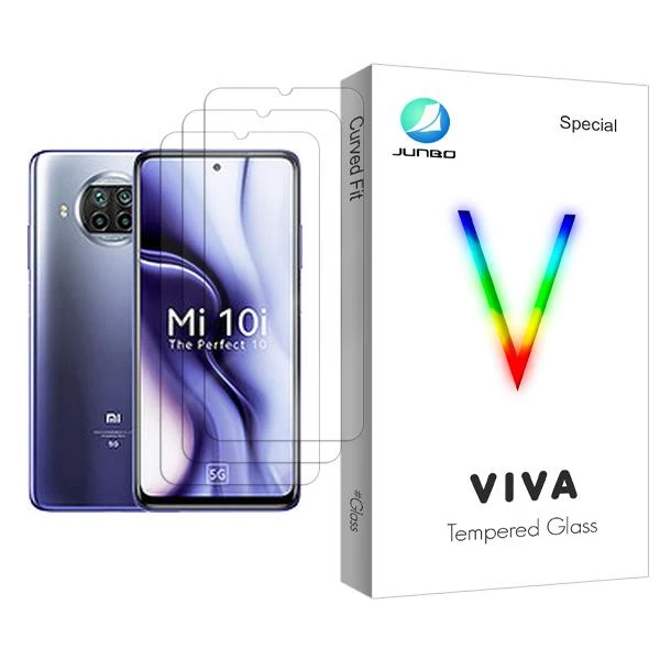 محافظ صفحه نمایش جانبو مدل Viva Glass MIX003 مناسب برای گوشی موبایل شیائومی Mi 10i 5G بسته سه عددی
