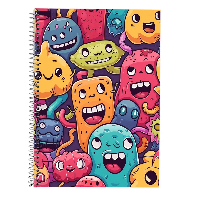 دفتر لغت 50 برگ مدوپد طرح هیولای فانتزی کد DF16731