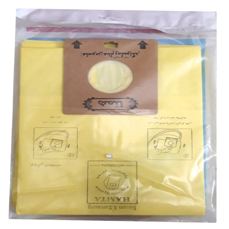 پاکت جاروبرقی همتا مدل H_S 39 مناسب برای جاروبرقی سامسونگ مجموعه 2 عددی