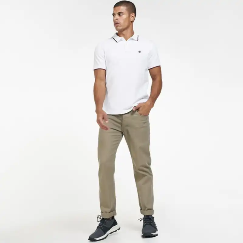 پولوشرت آستین کوتاه مردانه تیمبرلند مدل Millers River Pique