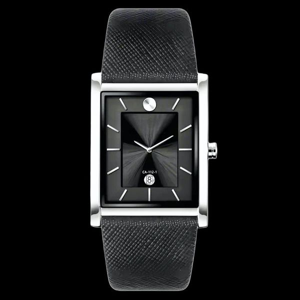 ساعت مچی عقربه‌ای کوارتز مردانه مدل تک موتور تقویم دار ساده کد 101